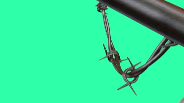Animated Barbed Wire Coil Reveal In Grunge Style Transitions Motion animated-barbed-wire-coil-reveal-in-grunge-style-transitions-motion