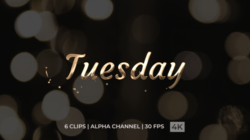 Animation textuelle du mardi