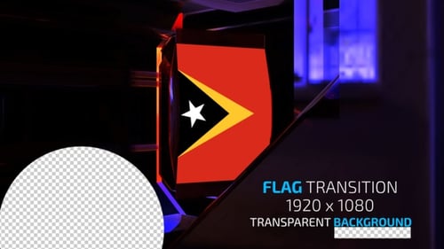 Timor Leste Flag Transition