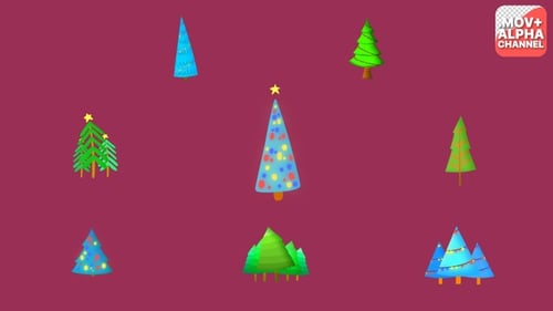 Christmas Tree Animations | Motion Graphics