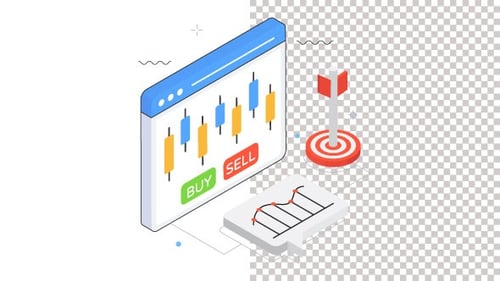 Market Targets Animation Alpha Channel