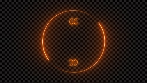 Cadre Golden Neon Quotes V21