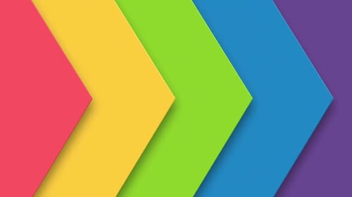 Abstract Colored Arrows Transition | UHD | 60fps