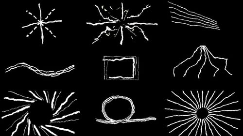 Hand-Drawn Jagged Line Reveals and Transitions Pack