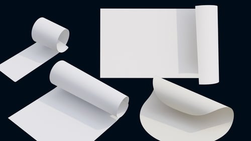 Paquete de pegatinas Rolling Blank