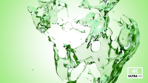 Green Water Splash