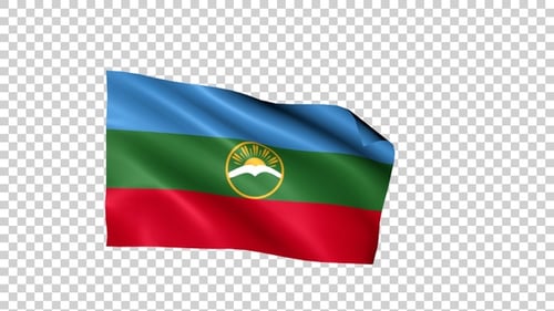 Karachay Cherkessia Flag Loop