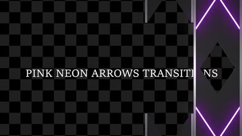 Pink Neon Arrows Transition Pack