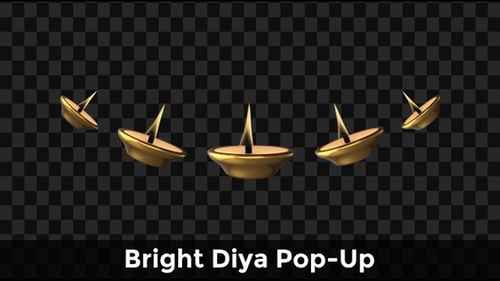 Éclairage éphémère Bright Diya — Lumière du festival de Diwali
