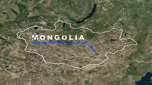 Mongolia World Map