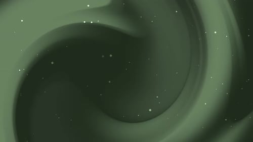 Dark Green Background With Particle