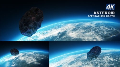 Un astéroïde s'approche de la Terre 4K