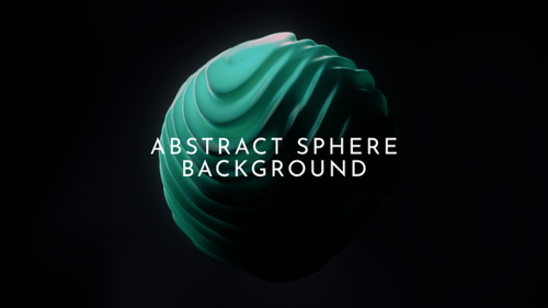 Abstract Sphere Motion Loop