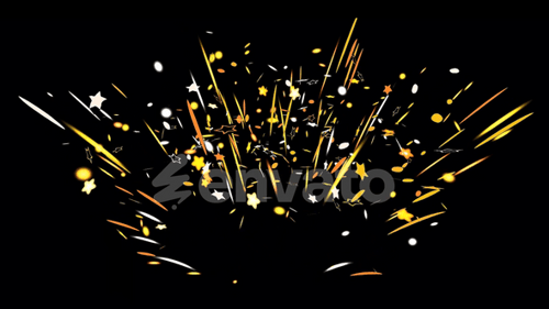Celebration Confetti: Blast Huge Explosion — Alpha-Kanal-Video