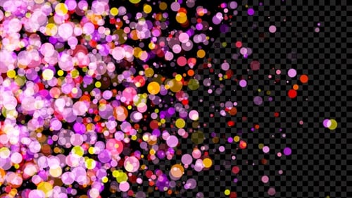 Explosión de partículas coloridas Alpha V2