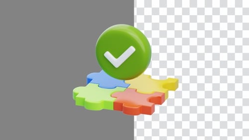 3D Animation of Innovative Solutions for Complex Challenges | Alpha Channel