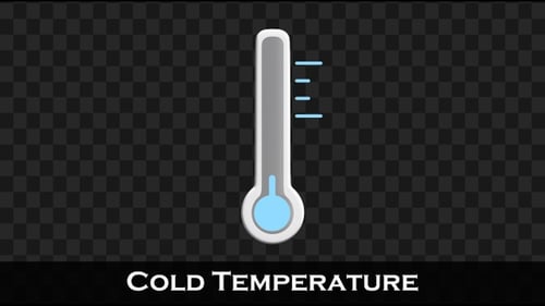 Icono de temperatura fría | Icono de invierno