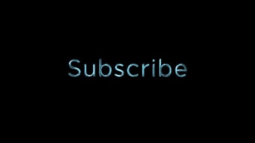 Neon Glowing Subscribe Button Text Animation