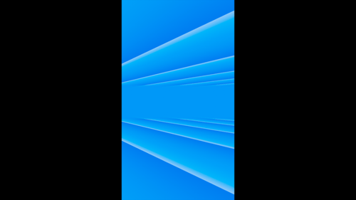 Vertical video diagonal lines blue neon tunnel loop animation background