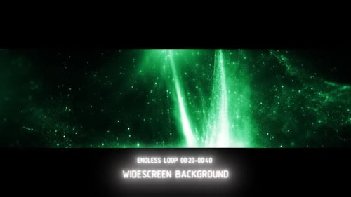 Space Green Glow Lights