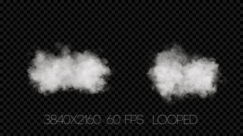 Pack Of Smoke On Alpha Channel