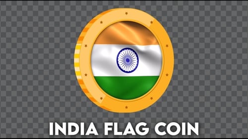 India Flag Coin