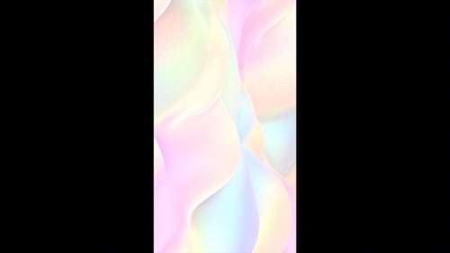 Abstract Fluid Pastel Shapes Looping Motion Background