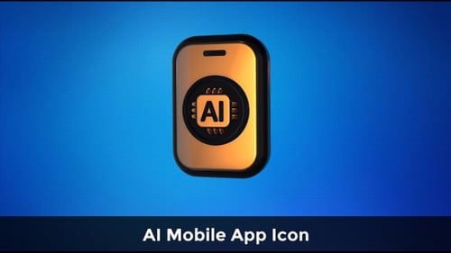AI Mobile App Icon