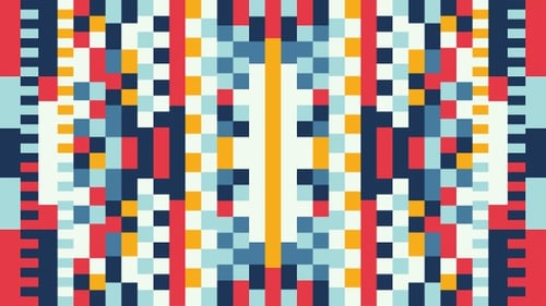 Colorful Geometric Background 4K