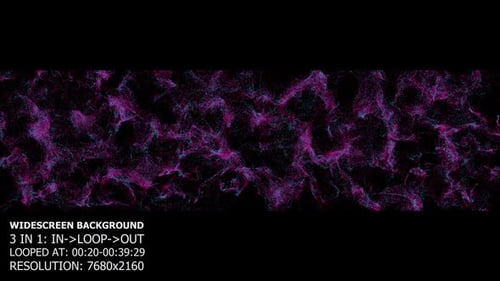 Abstract Particle Swirls Dynamic Looping Background