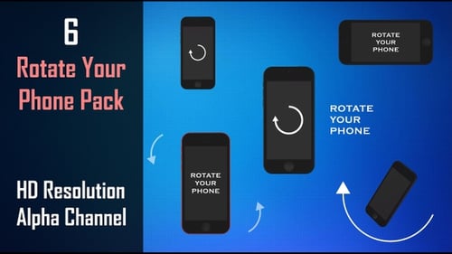Animated Phone Orientation Instruction Pack