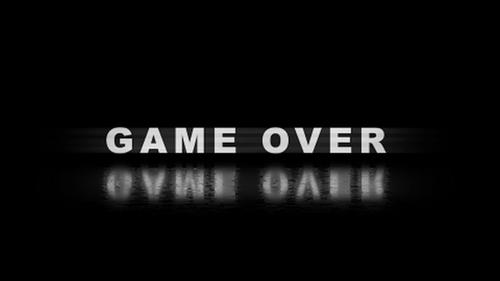 Game Over Text Animation 4