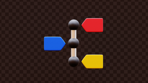 3D Colorful Timeline Infographic Animation