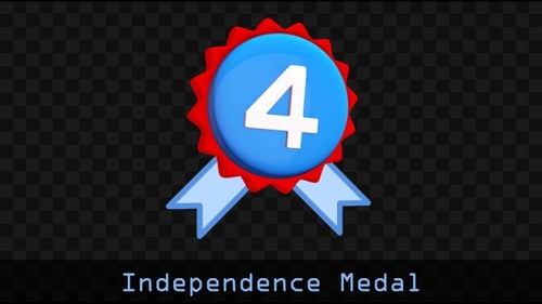 Independence Medal | American Independence Day | 4th of July