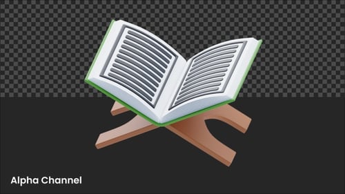 Al Quran Book geöffnet