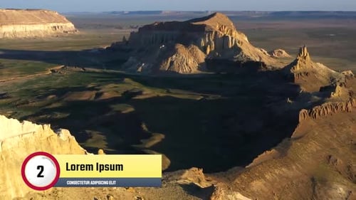 Modern News Lower Third with Spinning Globe Reveal