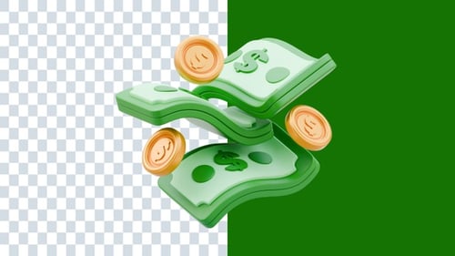 3D-Animation zum Geldfluss