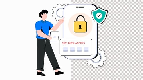 Application Security Animation Alpha Channel