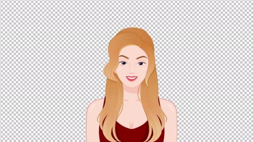 Cartoon Beauty Girl
