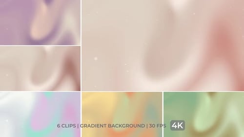 Smooth Flowing Color Gradient Backgrounds with Particle Overlay