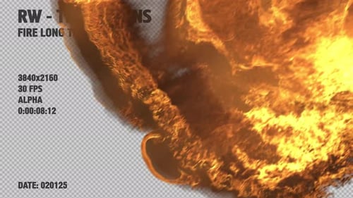 Fire Transition 020125 4k Alpha Long