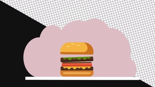 Burger Animation | Alpha Channel