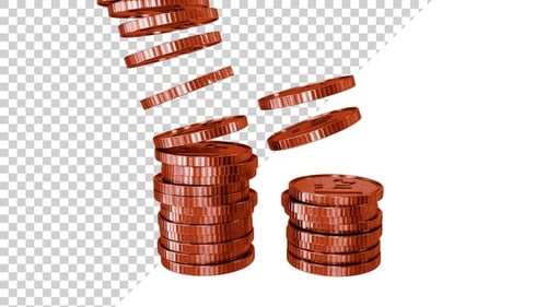 Lira Copper Coins Tower V4