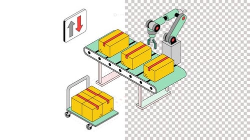 Product Packaging Animation Alpha Channel