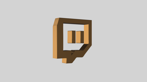 3D Golden Twitch Wiggle