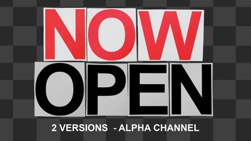 Now Open