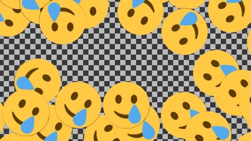 Crying Emoji Wipe Transition