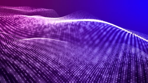 Particles Wave Flow-Hintergrund V2