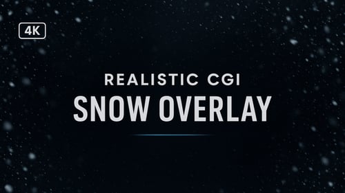 Falling Snow Overlay Pack – Alpha Channel