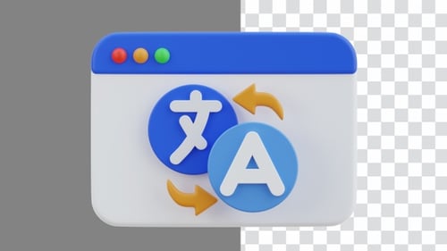 3D Animation of Translation Increases Global Reach | Alpha Channel